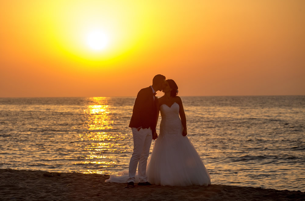 Beach Wedding Sun Snow Weddings